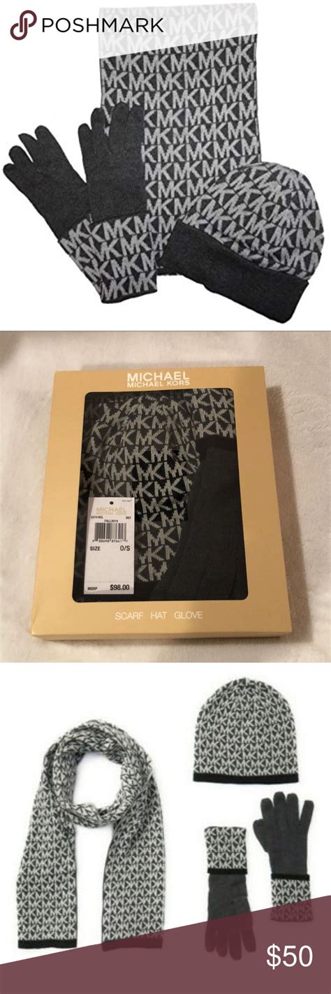 women michael kors scarf|Michael Kors fingerless gloves.